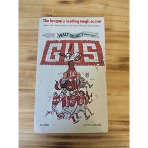 Gus by Vic Crume 1976 Vintage Disney Scholastic Paperback Book TK 3206 Football